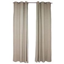 Cortina de Sala Rústica 3,0x2,75m Tekshine Cores Diversas