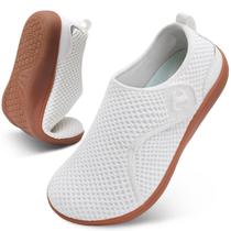 Cortina de sapatos, largura larga, descalça, andando para mulheres, branca 39 Cortina de sapatos, largura larga, descalça, andando para mulheres, branca 39