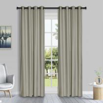 Cortina de Tecido Rustica Realce Bege 3,60x2,50m Pemogo Cortina de Tecido Rustica Realce Bege 3,60x2,50m Pemogo
