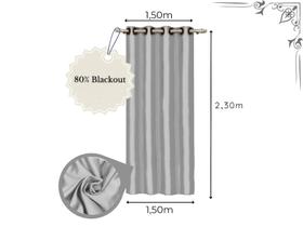 Cortina De Uma Folha 1,50m x 2,30m Blackout Blecaute Bloqueia a Luz