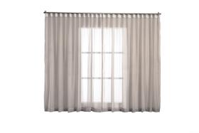 Cortina de Voil 4,00x2,50 Trilho Cinza Cortina de Voil 4,00x2,50 Trilho Cinza