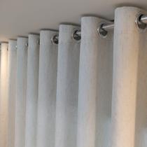 Cortina De Voil Linho Com Forro Microfibra Luxo Porta Janela Sala 4,00x2,60 Cortina De Voil Linho Com Forro Microfibra Luxo Porta Janela Sala 4,00x2,60