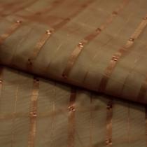 Cortina de Voil Voal Xadrez C/Forro Oxford Quarto Sala 2 mts