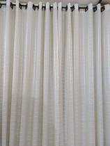 Cortina de voil xadrez com forro 2,60x3,00