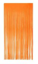 Cortina Decorativa 1x2 Mt Laranja Brfestas