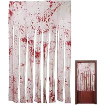 Cortina Decorativa Com Mancha De Sangue P/ Dia Das Bruxas