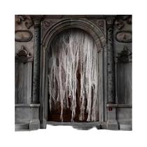 Cortina Decorativa de Halloween - Terror Sangrento Vermelho (30x72 Polegadas)