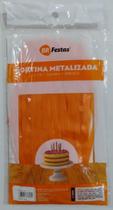 CORTINA DECORATIVA METALIZADA - 100X200 CM - LARANJA - 1 unidade CORTINA DECORATIVA METALIZADA - 100X200 CM - LARANJA - 1 unidade