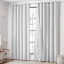 Cortina Delicatta 1,70m ALT X 2,00m Branco Adomes