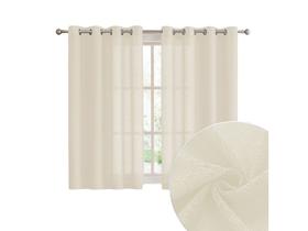 cortina doha p/ sala / quarto tecido de linho rústico 3,00m x 1,60m varias cores