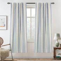 Cortina DriftAway Linen Blend Blackout Thermal Navy 132x183 cm