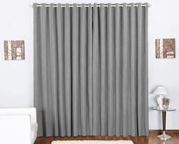 Cortina Duda 4,00m x 2,80m Metros Cinza Tecido Oxford Para Sala ou Quarto Cortina Duda 4,00m x 2,80m Metros Cinza Tecido Oxford Para Sala ou Quarto