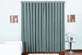 Cortina Duda Para Varão Simples 3,00m x 2,80m Oxford Cinza Cortina Duda Para Varão Simples 3,00m x 2,80m Oxford Cinza