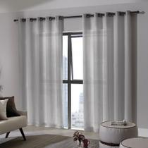 Cortina Duo Bruxelas 5,40x2,50m Taupe - Bella Janela