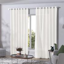 Cortina Duo Total Monaco 4,20x2,80m Branco Cor 12 - Bella Janela