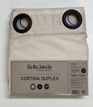Cortina Duplex 2,60 x 1,70 Lisa Bella Janela
