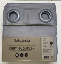 Cortina Duplex 3,00 x 2,30 Lisa Bella Janela