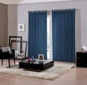 Cortina Duplex 3,00x1,70 Lisa Beliini/Indigo Bella Janela