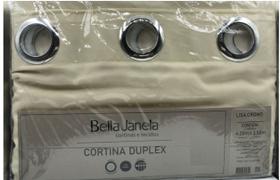 Cortina Duplex 5,40 x 2,50 Lisa Bella Janela