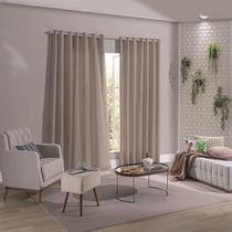 Cortina Duplex com ilhós 4,20m x 2,30m - ideal para varão até 3,50m