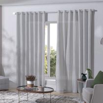 Cortina Duplex Mônaco Com Forro 6,60x2,50m Alumínio - Bella Janela