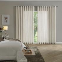 Cortina Duplex Novara 3,00x2,30m Cinza - Bella Janela