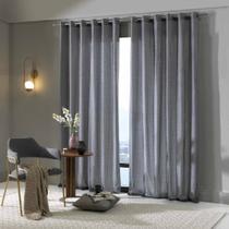 Cortina Duplex York 2,60x1,70m Taupe Cor 900- Bella Janela