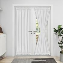 Cortina Easy-Going French Door 132x183 cm branca 1 painel