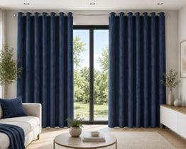 Cortina Elegance Jacquard 7,00x2,80 Caimento Perfeito