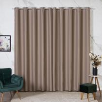 Cortina Em Blackout Tecido Grosso 4,00x2,80 Para Sala Quarto E Escritório