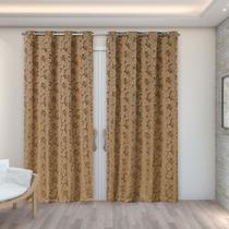 Cortina em Tecido Jacquard 2,70 m x 2,30 m - RT MAGAZINE