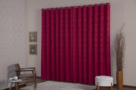 CORTINA EM TECIDO JACQUARD QUARTO SALA 3,00x2,50