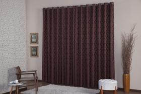 CORTINA EM TECIDO JACQUARD QUARTO SALA 3,00x2,50