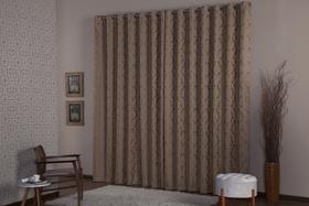 CORTINA EM TECIDO JACQUARD QUARTO SALA 4,00x2,30 VÁRIAS CORES