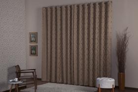 CORTINA EM TECIDO JACQUARD QUARTO SALA 4,00x2,60