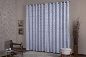 CORTINA EM TECIDO JACQUARD QUARTO SALA 4,00x2,60