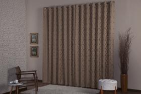 CORTINA EM TECIDO JACQUARD QUARTO SALA 5,00x2,60
