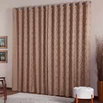 CORTINA EM TECIDO JACQUARD QUARTO SALA 6,00x2,60