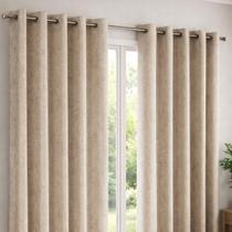 Cortina em Tecido Linho Blackout 2,80m x 1,70m Para Janela Quarto e Sala