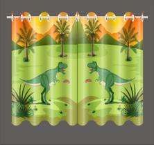 Cortina Estampada infantil Super lindas 2.20 x 1.50 Dino