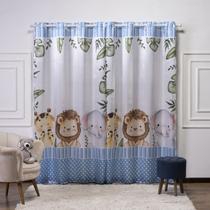 Cortina Estampado Cetim Infantil 3.00.2.20 Decoração, Menino, Menina, Quarto, Baby, Bebe