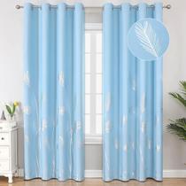 Cortina Estelar Textiler 132x244cm Sky Blue Blackout 2 painéis Cortina Estelar Textiler 132x244cm Sky Blue Blackout 2 painéis