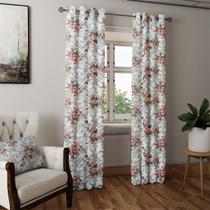Cortina Firenze Estampada 280x230cm Margarida Rosa