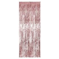 Cortina Fitas Metalizadas Rose - 1x2 Metros