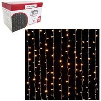 Cortina Fixa com 900 Leds Branco Quente 220V - Ref. QG8757 - Rio master