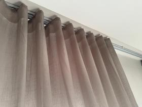 Cortina Gaze De Linho 6 Metros Trilho Suíço