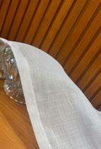 Cortina Gaze De Linho 6 Metros Trilho Suíço