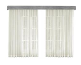 Cortina Gaze De Linho 6m X 2,80m Trilho Voil Flame Ambiente Aconchegante