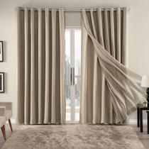 Cortina Gaze de Linho com Blackout em Tecido 2,80m x 1,70m Para Janela Quarto e Sala Cortina Gaze de Linho com Blackout em Tecido 2,80m x 1,70m Para Janela Quarto e Sala