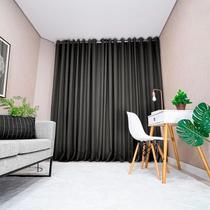 Cortina Gaze de linho Com Forro 4,00X2,60 Para Varão - Sala/Quarto Cortina Gaze de linho Com Forro 4,00X2,60 Para Varão - Sala/Quarto